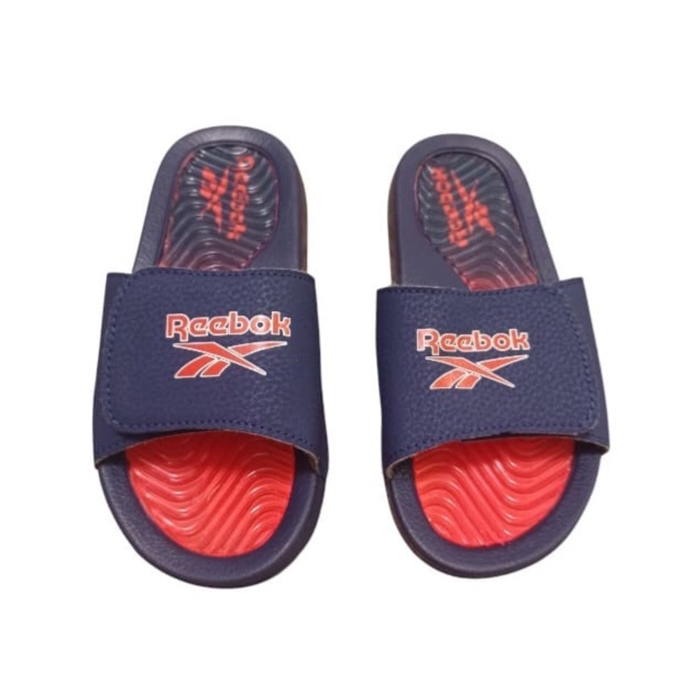 Reebok Sandals  Boys Size 1, Adjustable Gel Footbed Slip-On Slide